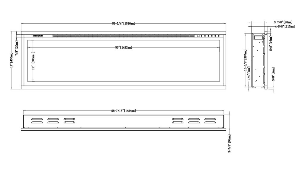 Spectrum Slimline 60"