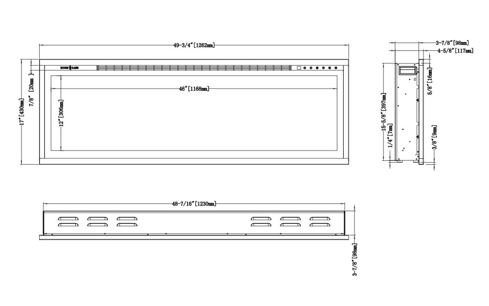 Spectrum Slimline 50"